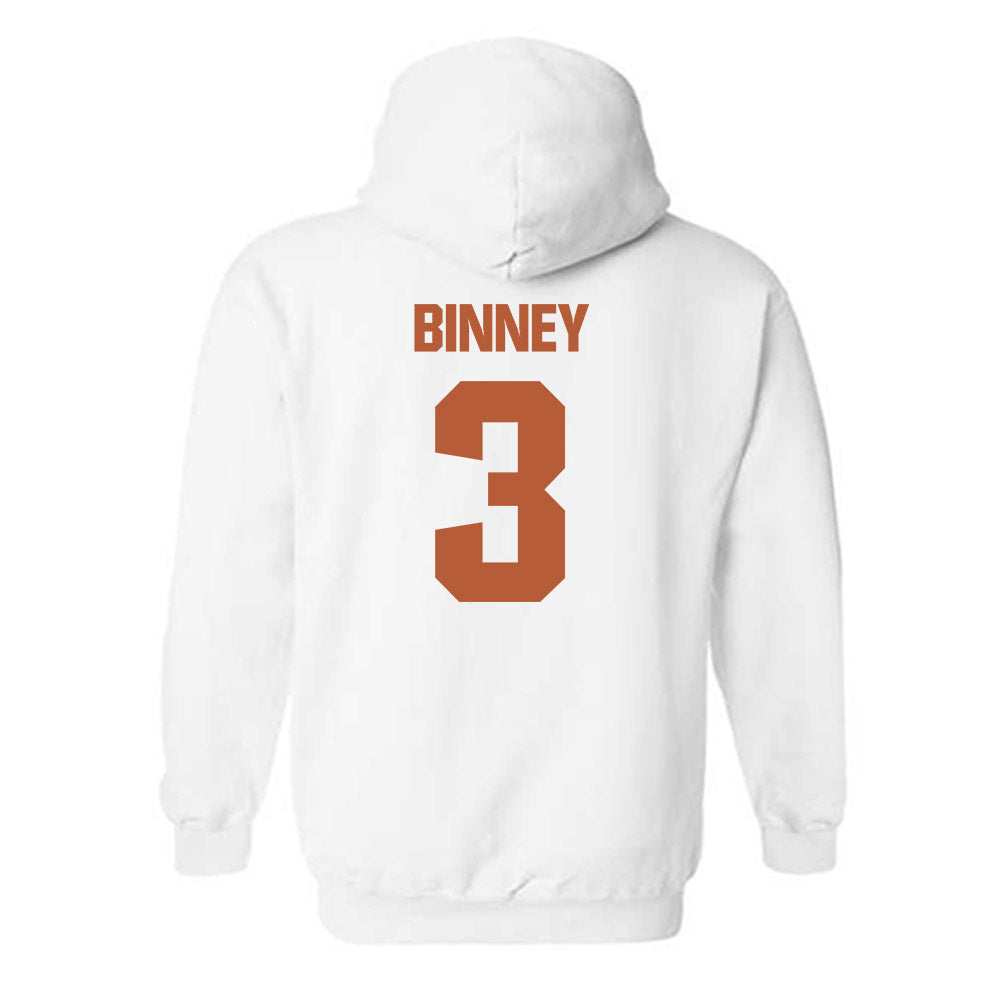 Texas - NCAA Women's Volleyball : Rella Binney - Hooded Sweatshirt-1