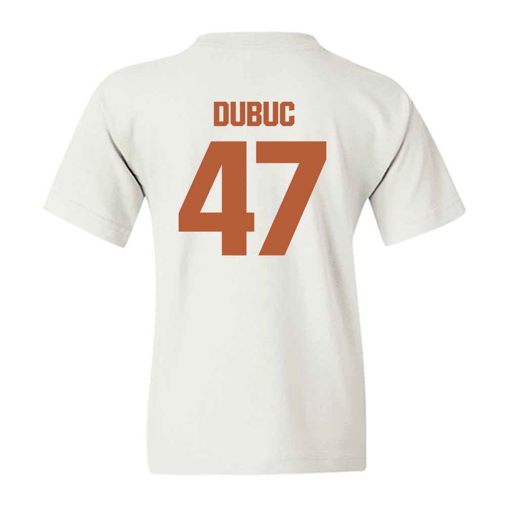 Texas - NCAA Football : Trey Dubuc - Youth T-Shirt-1