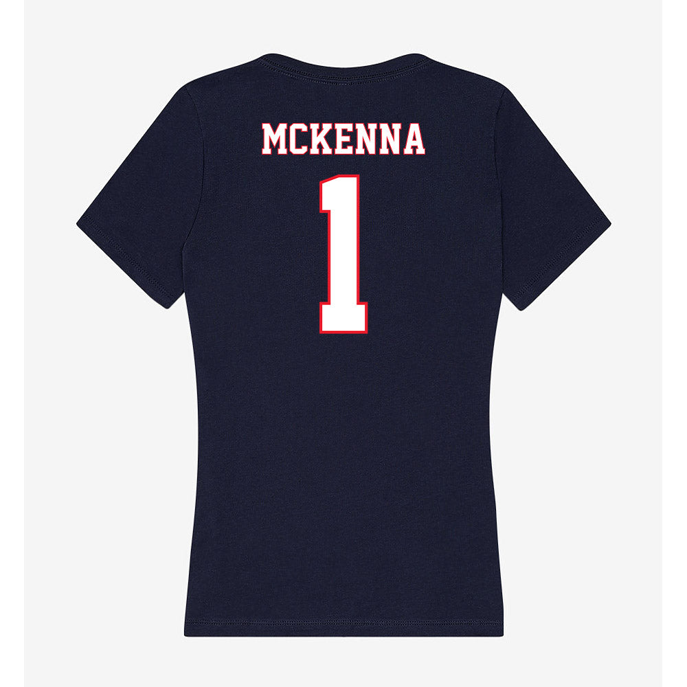 UConn - NCAA Women's Field Hockey : Natalie McKenna - Women's V-Neck T-Shirt-1