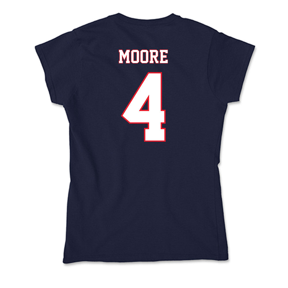 UConn - NCAA Football : Braedyn Moore - Soft Style Women’s T-Shirt-1