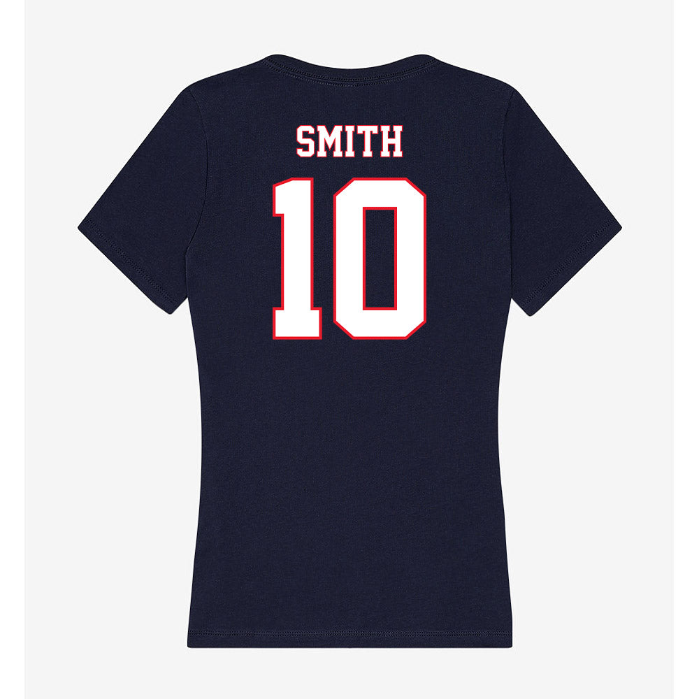 UConn - NCAA Baseball : Drew Smith - Women's V-Neck T-Shirt-1