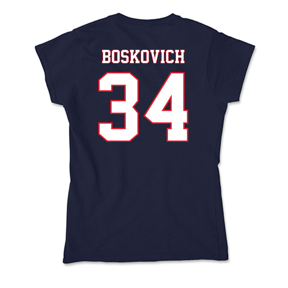 UConn - NCAA Football : Carter Boskovich - Soft Style Women’s T-Shirt-1