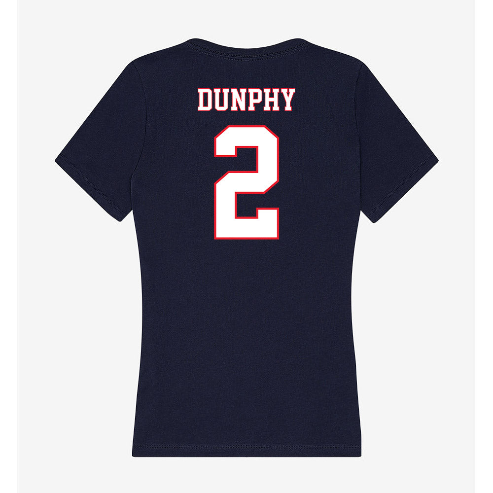 UConn - NCAA Men's Ice Hockey : Brendan Dunphy - Women's V-Neck T-Shirt-1