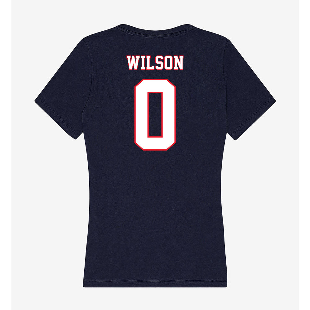 UConn - NCAA Football : Flash Wilson - Women's V-Neck T-Shirt-1