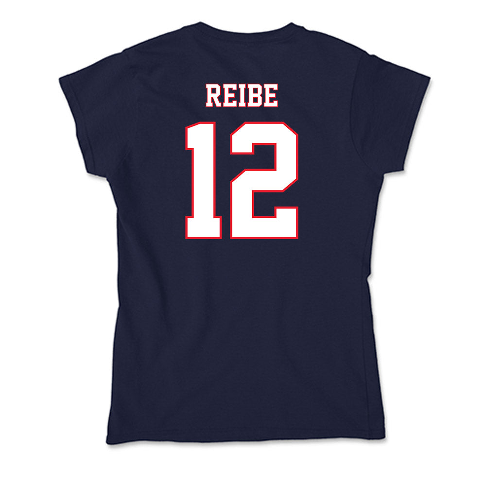 UConn - NCAA Men's Basketball : Eric Reibe - Soft Style Women’s T-Shirt-1