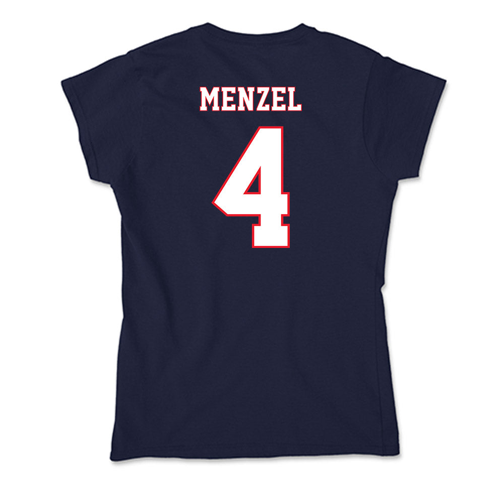 UConn - NCAA Baseball : Evan Menzel - Soft Style Women’s T-Shirt-1