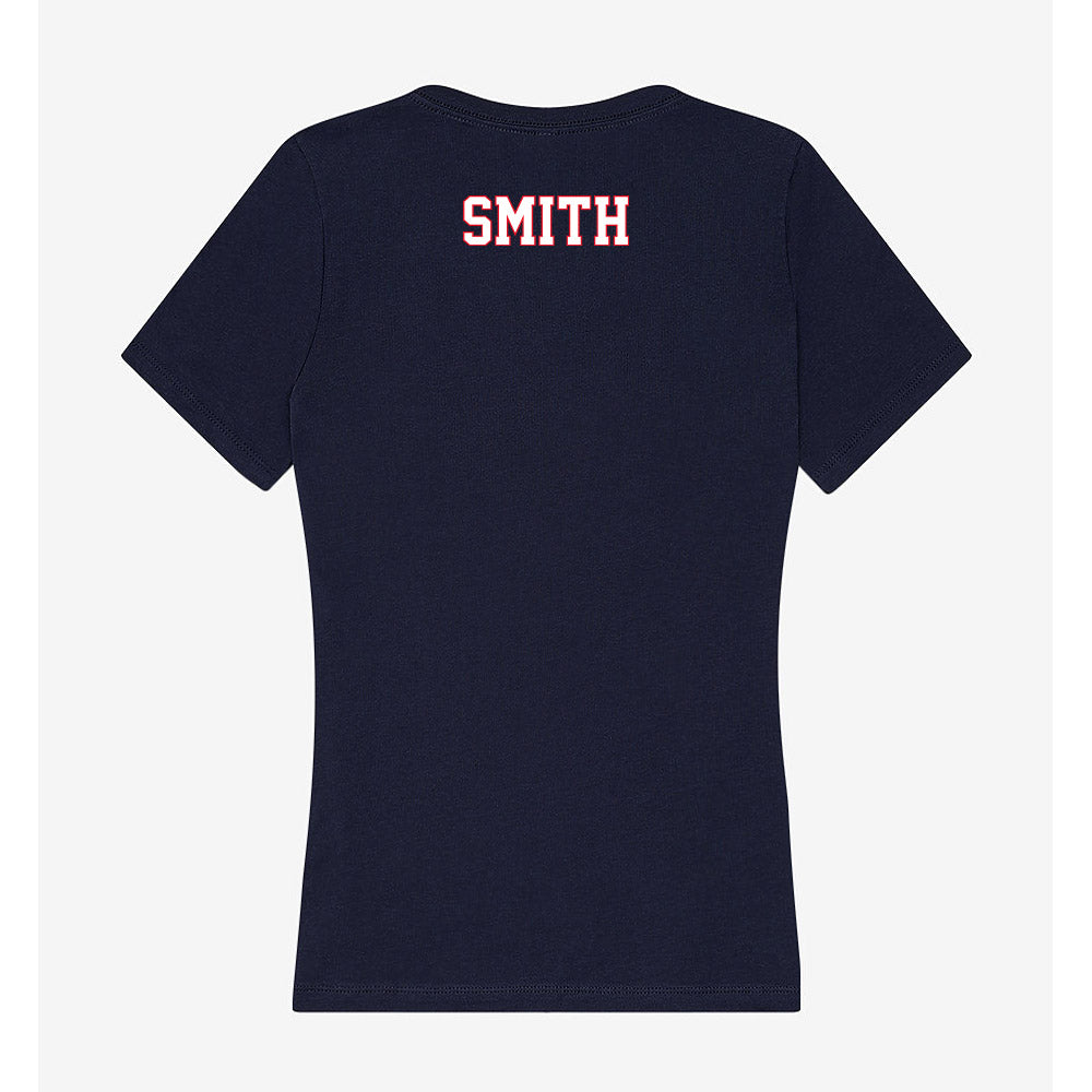 UConn - NCAA Women's Track & Field : Jalynn Smith - Women's V-Neck T-Shirt-1