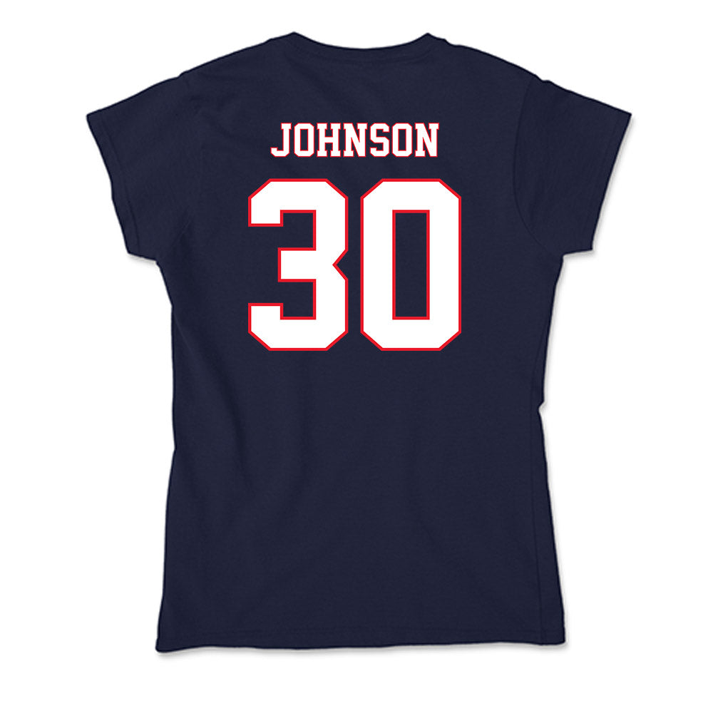 UConn - NCAA Football : Charles Johnson - Soft Style Women’s T-Shirt-1