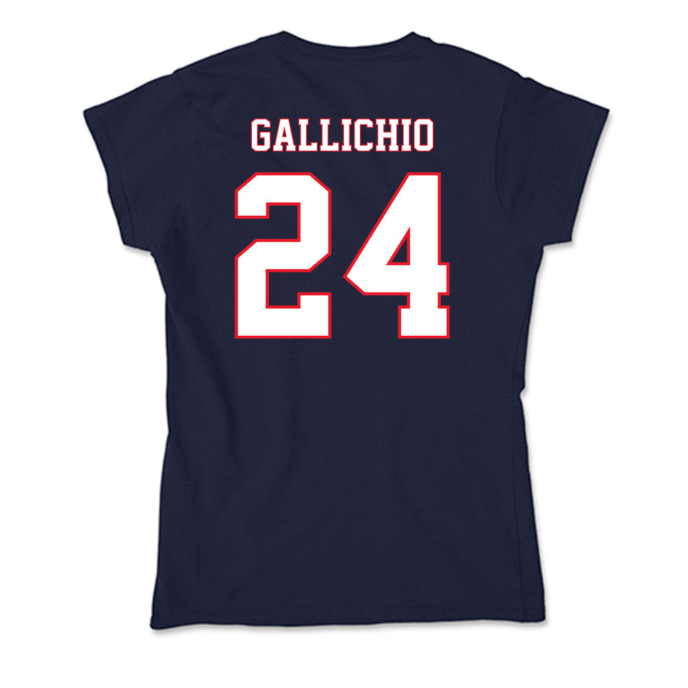 UConn - NCAA Men's Lacrosse : Eric Gallichio - Soft Style Women’s T-Shirt-1