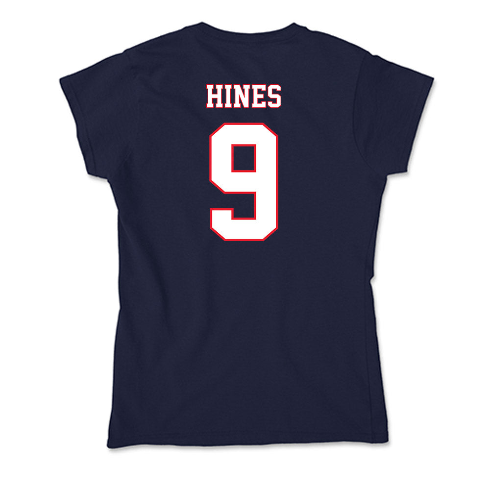 UConn - NCAA Men's Basketball : Na'Jai Hines - Soft Style Women’s T-Shirt-1