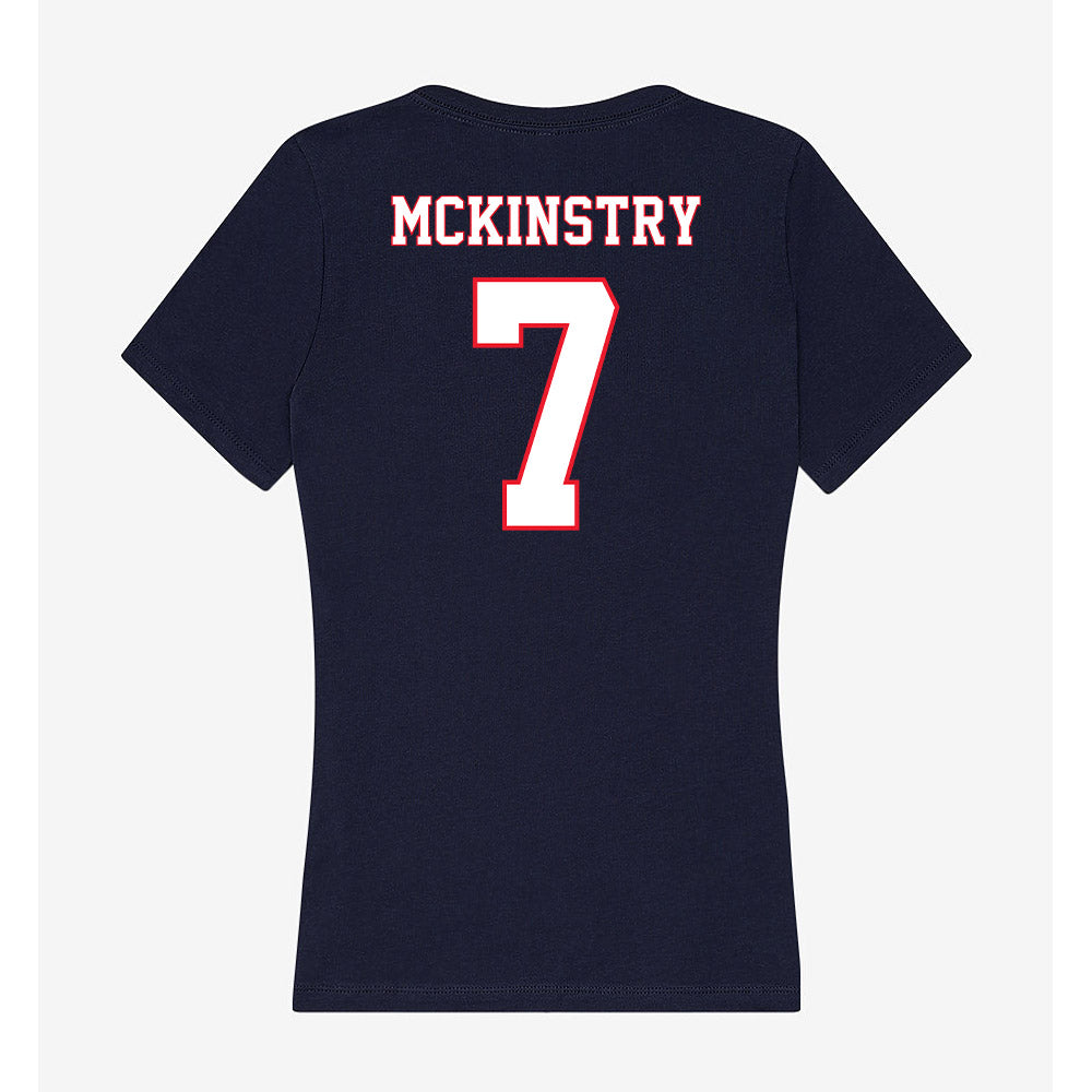 UConn - NCAA Football : Tyler McKinstry - Women's V-Neck T-Shirt-1