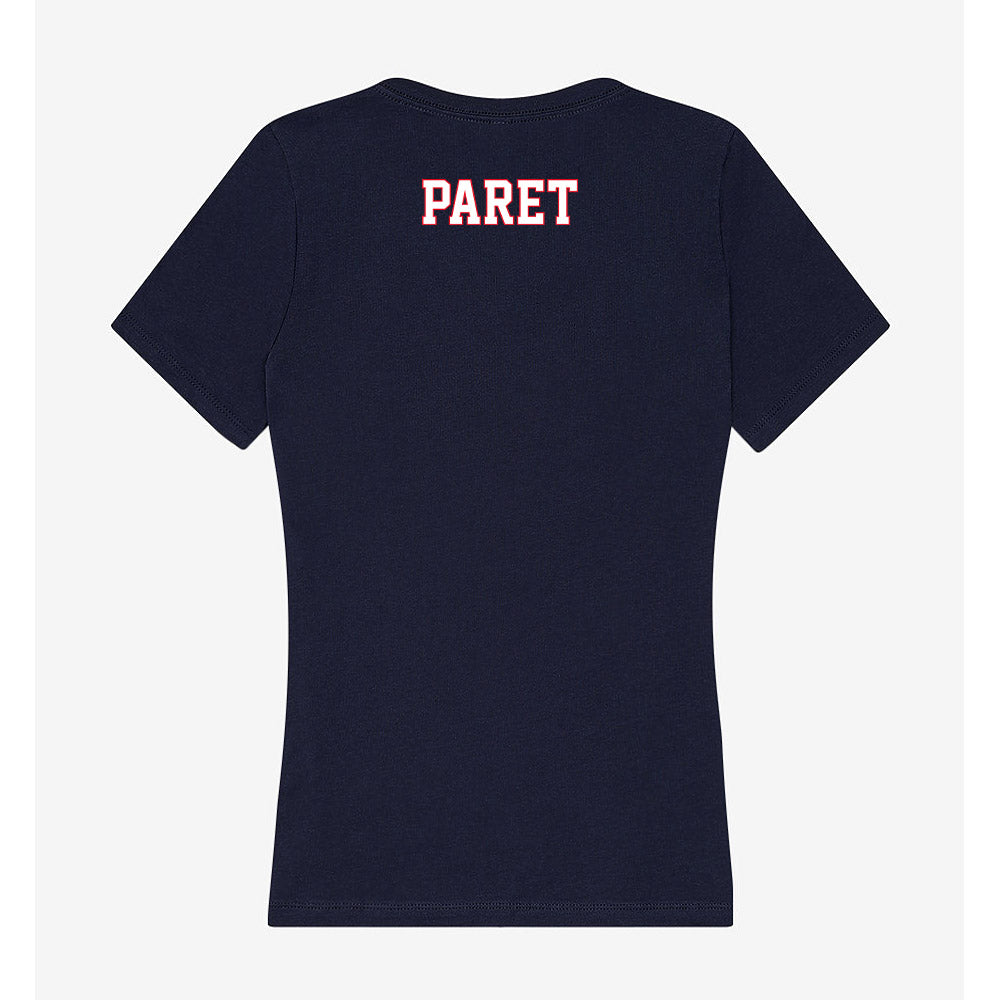UConn - NCAA Football : Zion Paret - Women's V-Neck T-Shirt-1