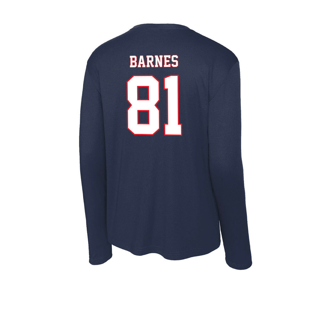 UConn - NCAA Football : Logan Barnes - Activewear Long Sleeve T-Shirt-1