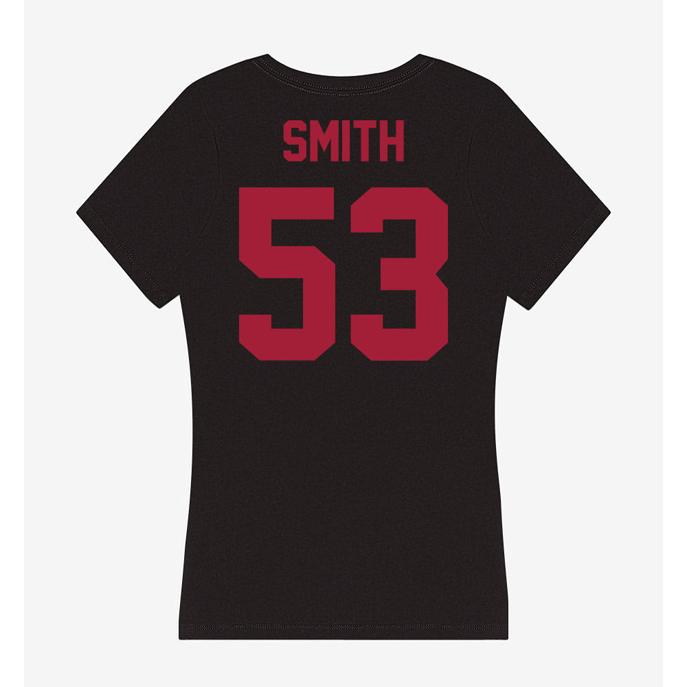 Alabama - NCAA Football : Mac Smith - Women's V-Neck T-Shirt-1