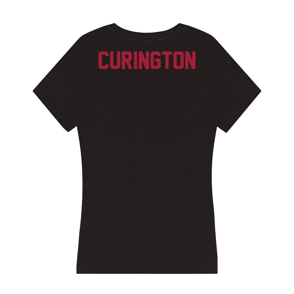 Alabama - Men's Swimming & Diving Alumni : Mike Curington - Women's V-Neck T-Shirt-1