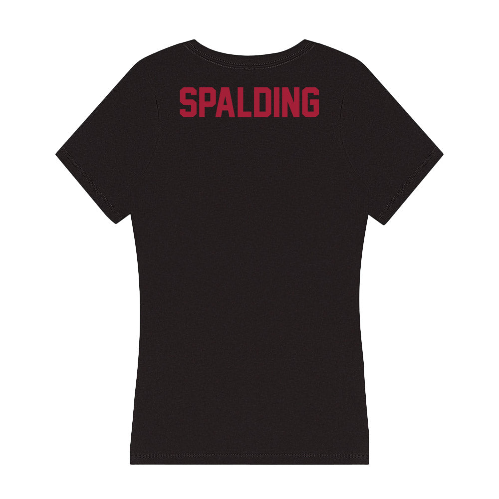Alabama - Women's Golf Alumni : Leslie Spalding - Women's V-Neck T-Shirt-1