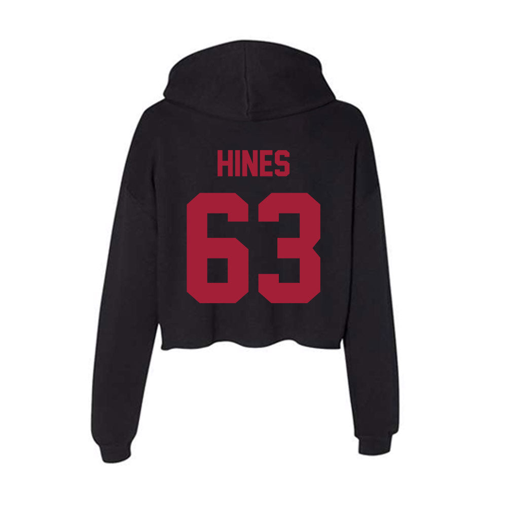 Alabama - NCAA Football : Wilder Hines - Women's Crop Fleece Hoodie-1