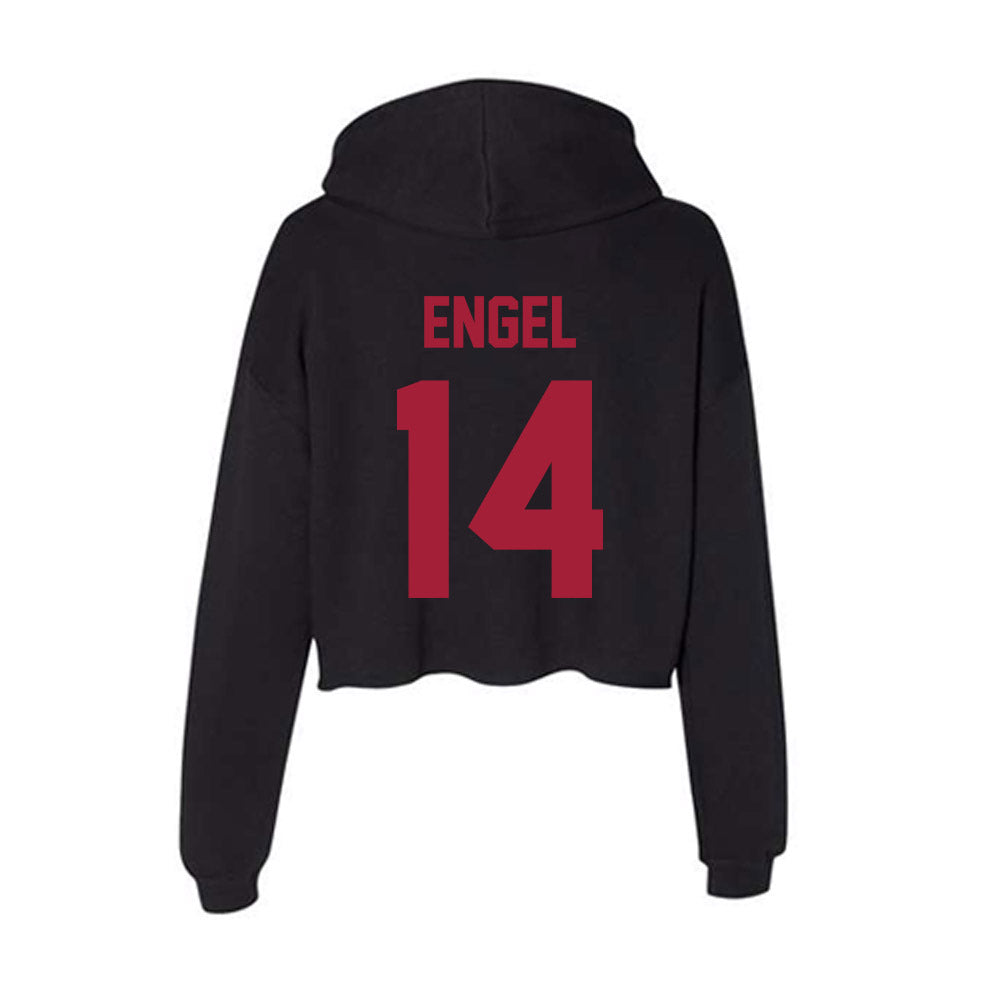 Alabama - NCAA Women's Volleyball : Addison Engel - Women's Crop Fleece Hoodie-1