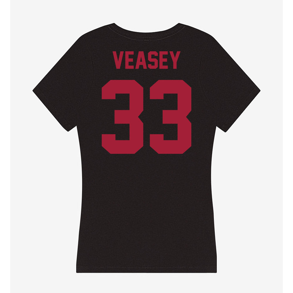 Alabama - Baseball Alumni : Ariston Veasey - Women's V-Neck T-Shirt-3