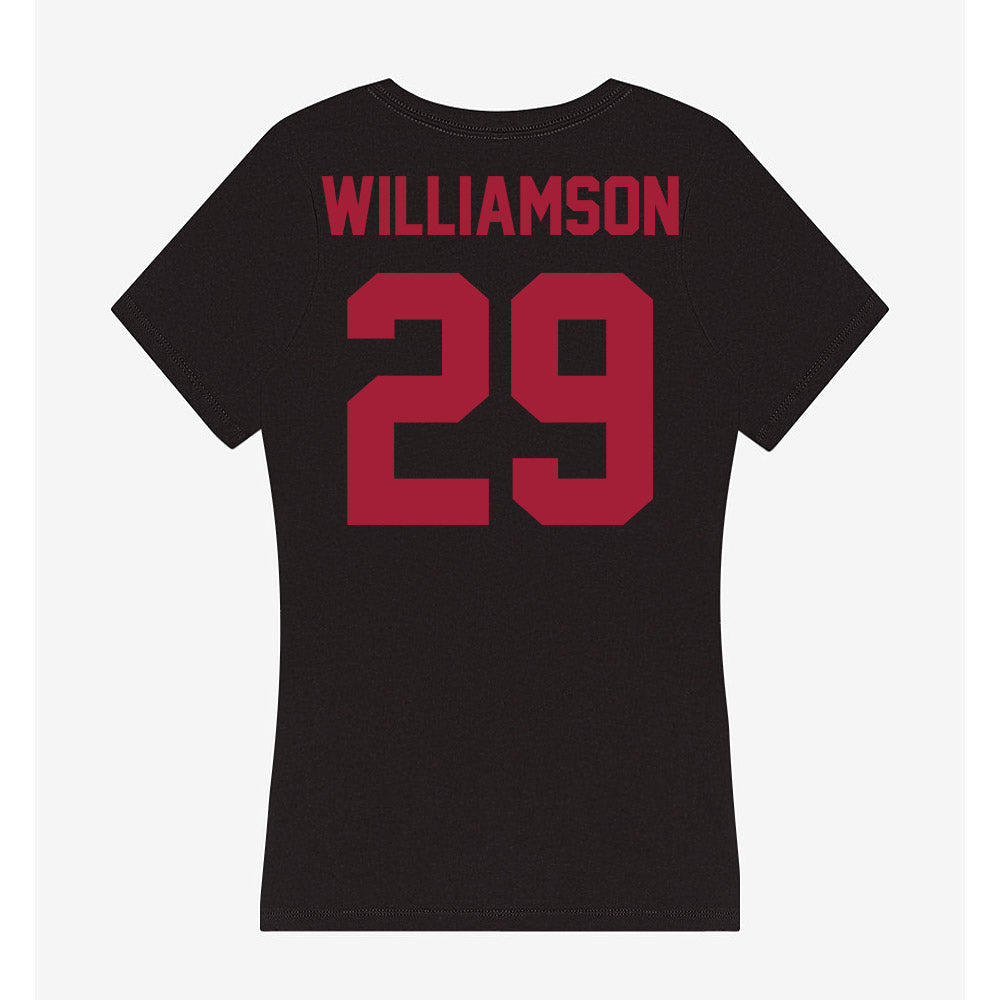 Alabama - NCAA Baseball : Jojo Williamson - Women's V-Neck T-Shirt-3
