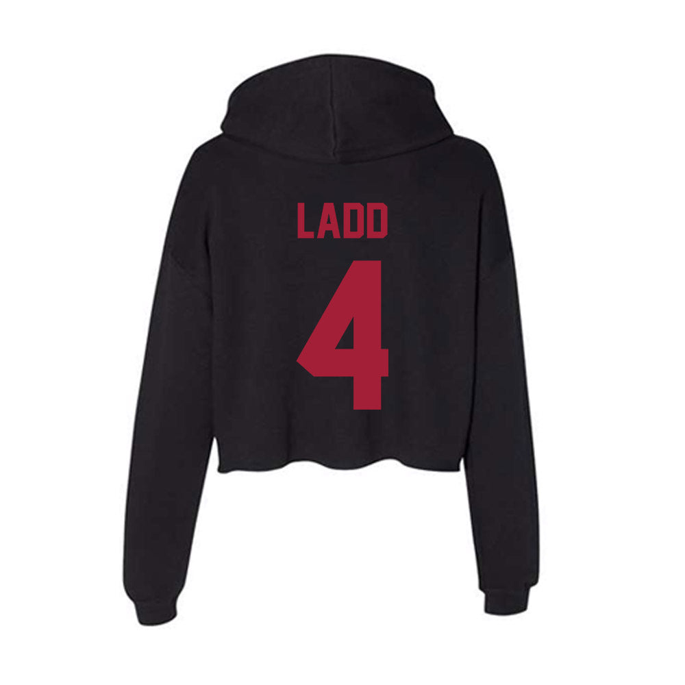 Alabama - Women's Golf Alumni : Susan Ladd - Women's Crop Fleece Hoodie-1