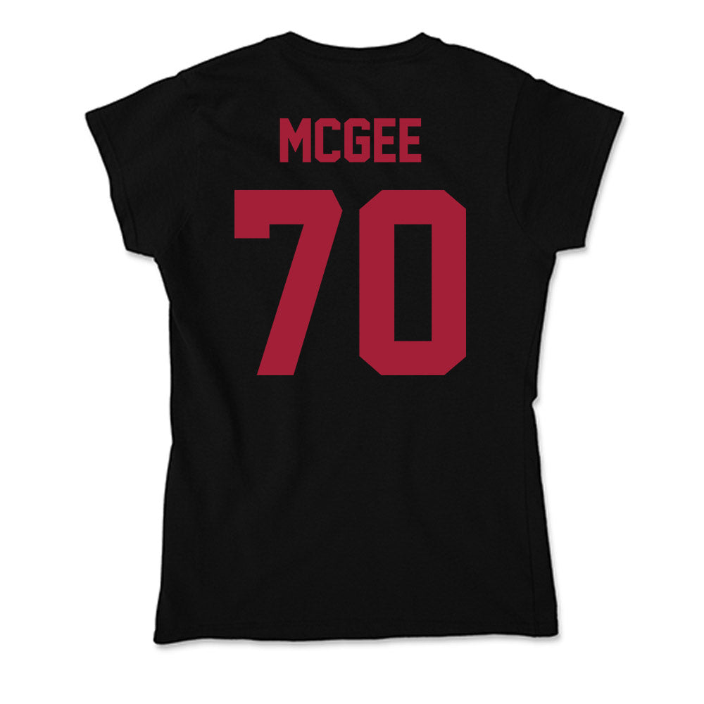 Alabama - Football Alumni : Barry McGee - Soft Style Women’s T-Shirt-1