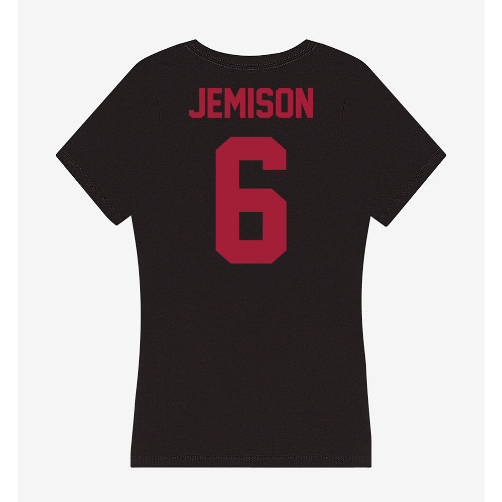 Alabama - NCAA Men's Basketball : London Jemison - Women's V-Neck T-Shirt-3