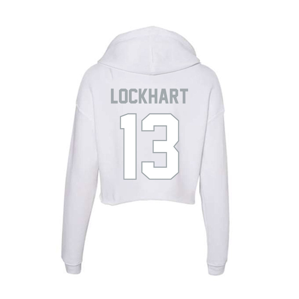 Ohio State - NCAA Football : Miles Lockhart - Women's Crop Fleece Hooded Sweatshirt-1