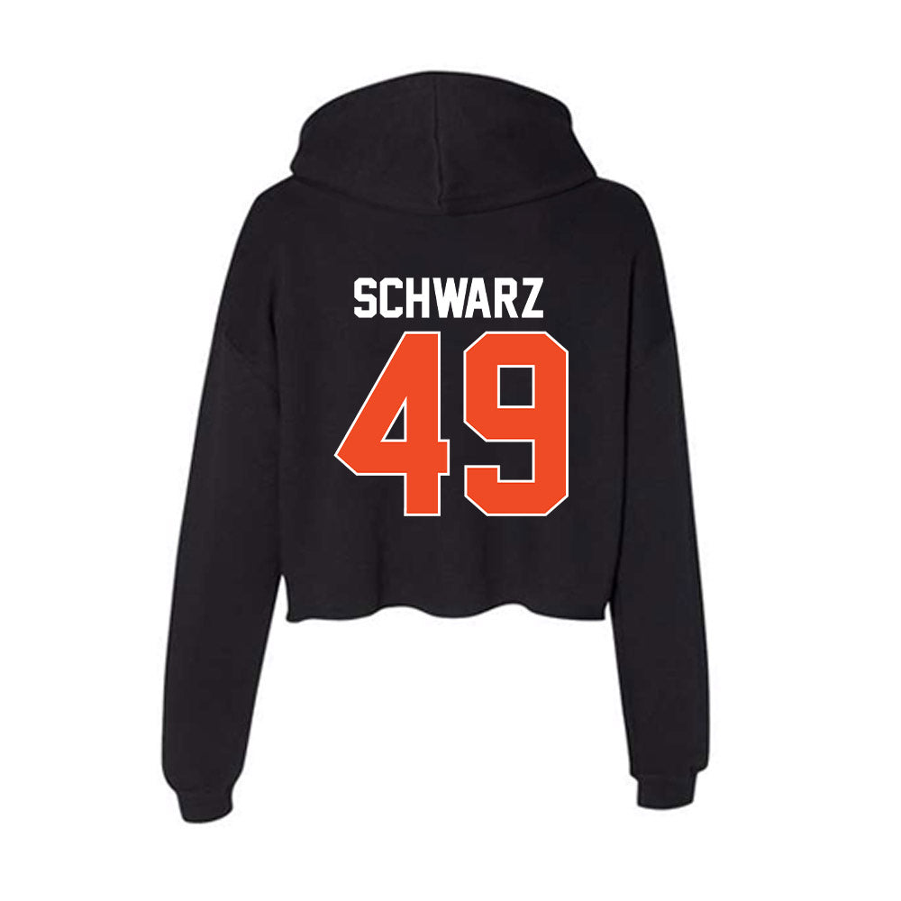 Florida - NCAA Baseball : Colton Schwarz - Women's Crop Fleece Hoodie-1