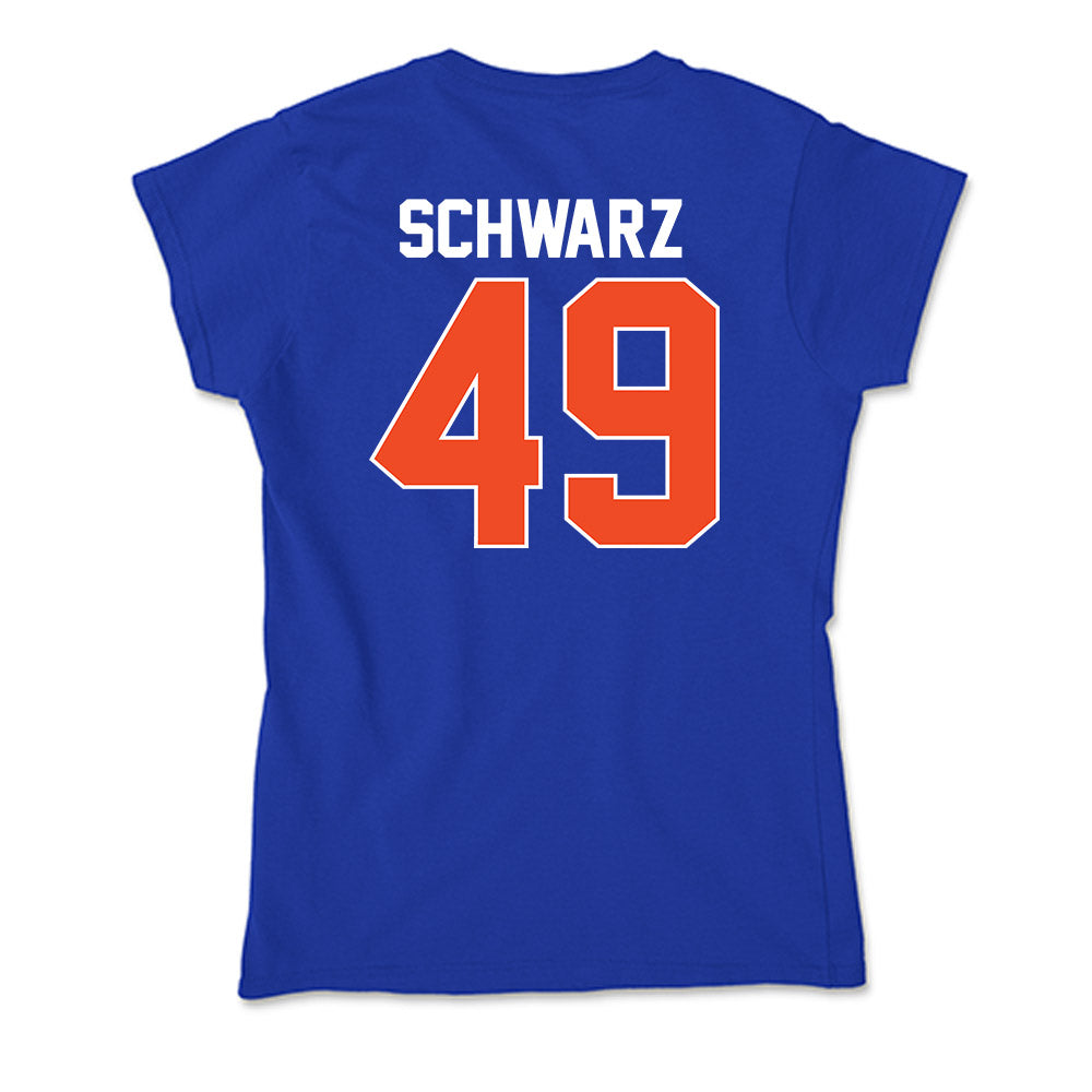Florida - NCAA Baseball : Colton Schwarz - Soft Style Women’s T-Shirt-1