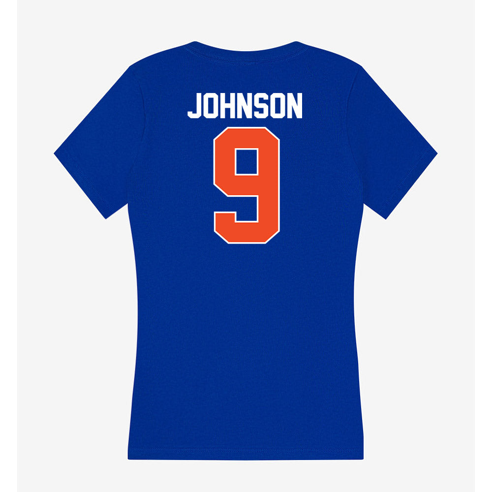 Florida - NCAA Women's Lacrosse : Gabi Johnson - Women's V-Neck T-Shirt-1
