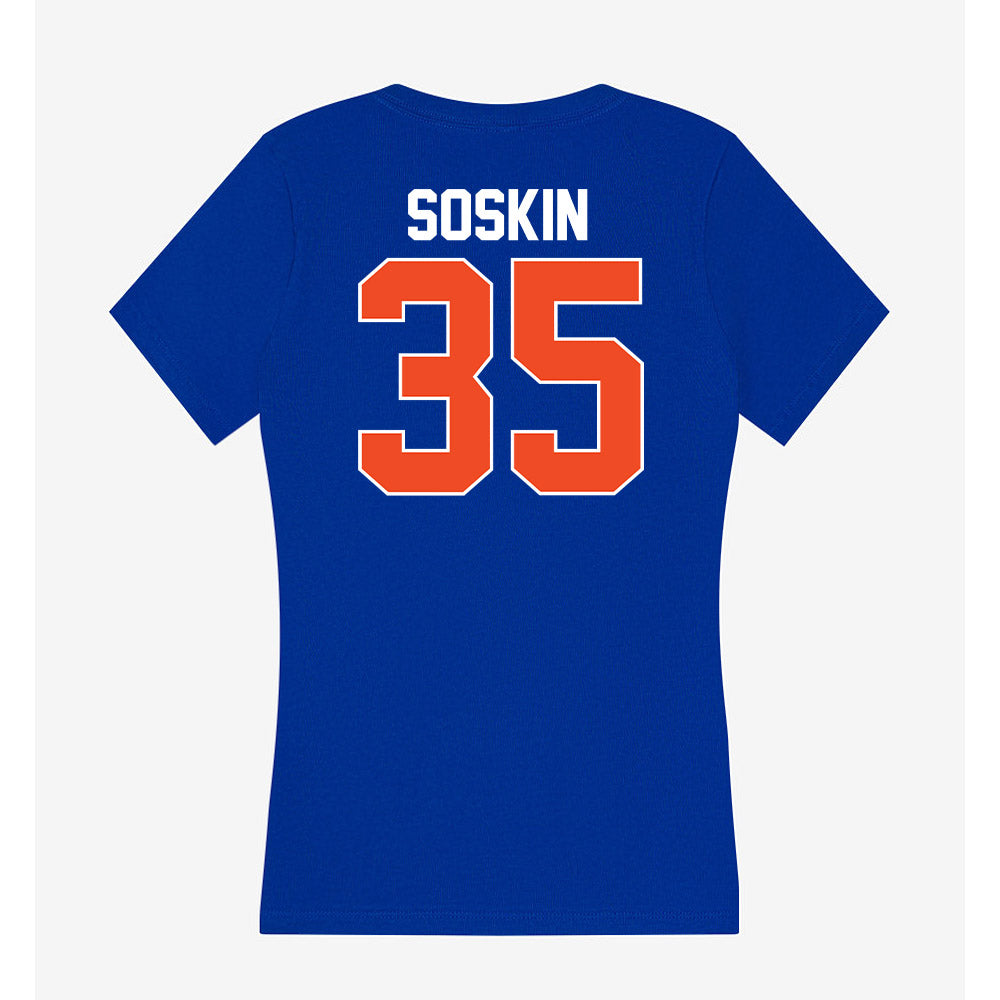 Florida - NCAA Women's Lacrosse : Maya Soskin - Women's V-Neck T-Shirt-1