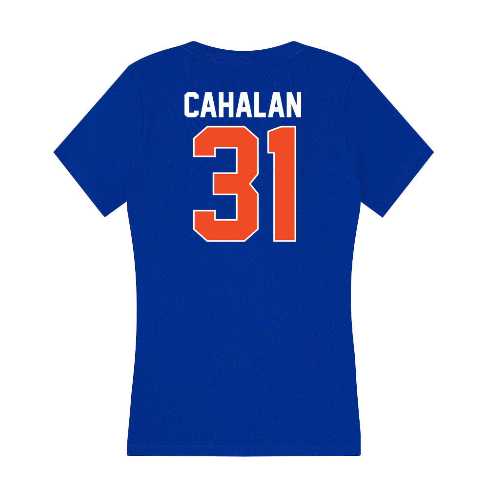 Florida - NCAA Softball : Kenleigh Cahalan - Women's V-Neck T-Shirt-1