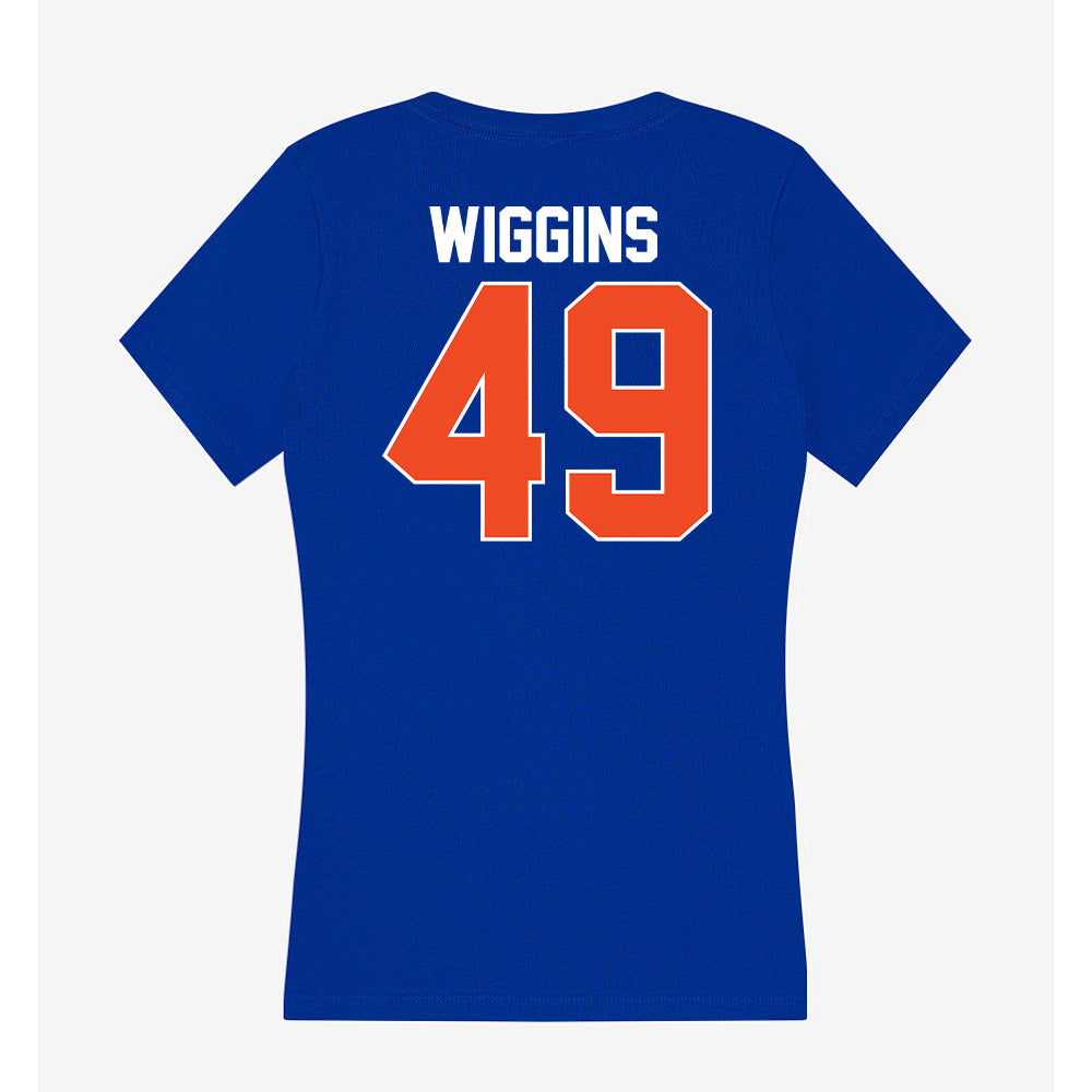Florida - NCAA Football : Jalen Wiggins - Women's V-Neck T-Shirt-1