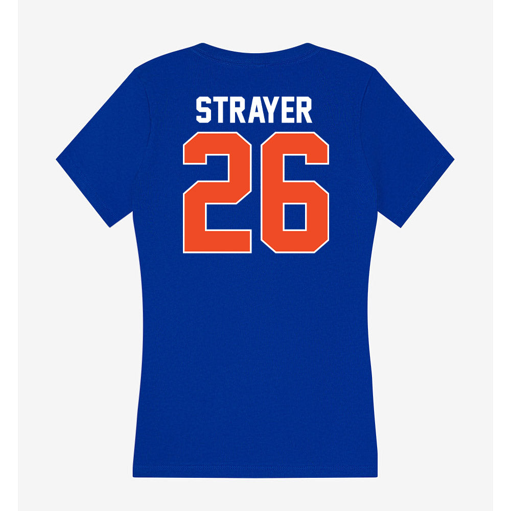 Florida - NCAA Baseball : Cash Strayer - Women's V-Neck T-Shirt-1