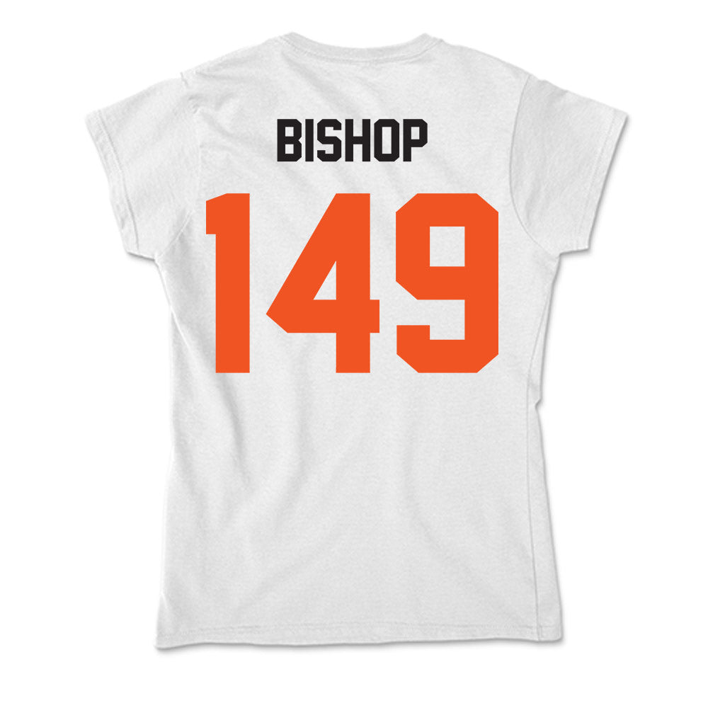 Oklahoma State - NCAA Wrestling : Max Bishop - Soft Style Women’s T-Shirt-1