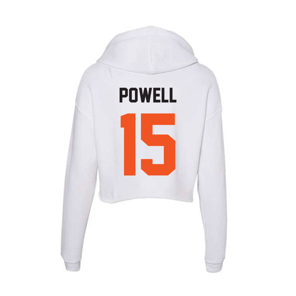 Oklahoma State - NCAA Football : Kameron Powell - Classic Shersey Women's Crop Fleece Hooded Sweatshirt-1