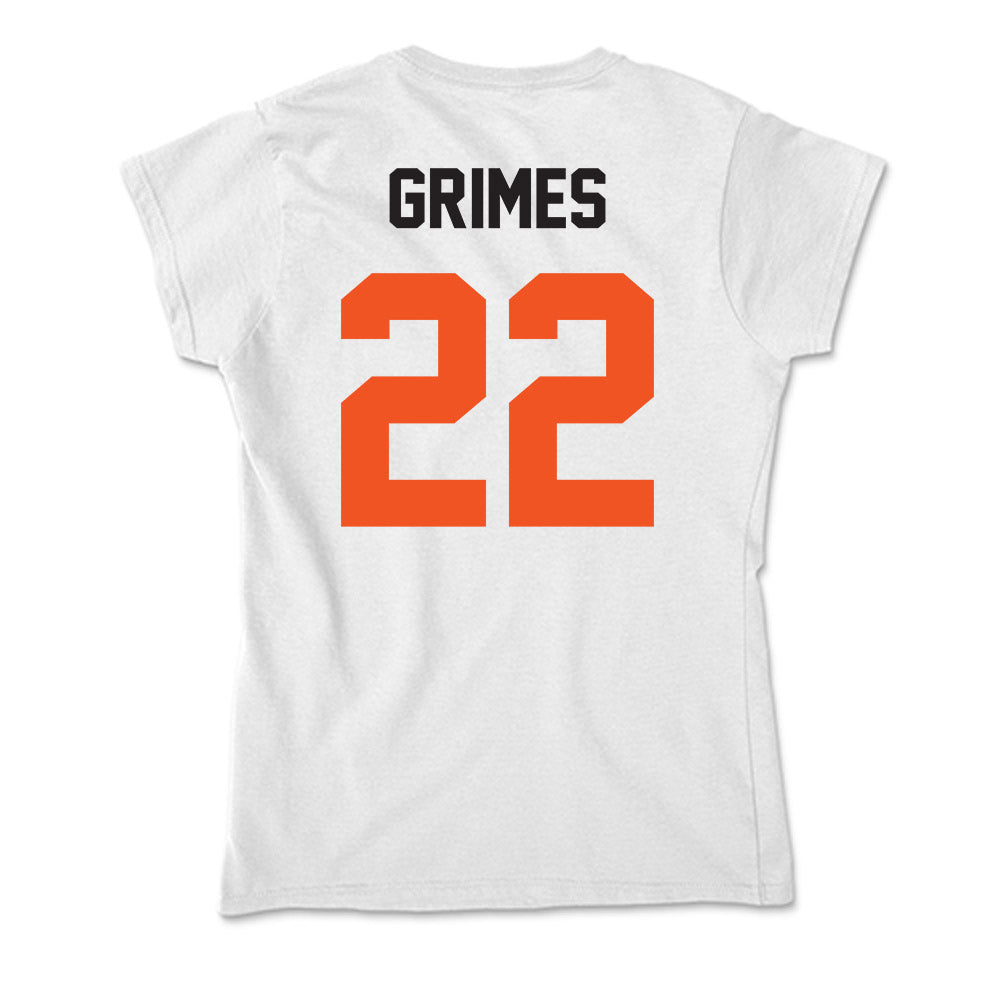 Oklahoma State - NCAA Women's Soccer : Tyller Grimes - Soft Style Women’s T-Shirt-1