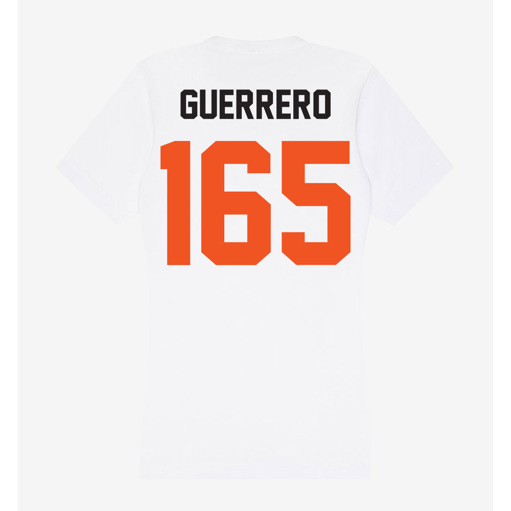 Oklahoma State - NCAA Wrestling : Ishmael Guerrero - Women's V-Neck T-Shirt-1
