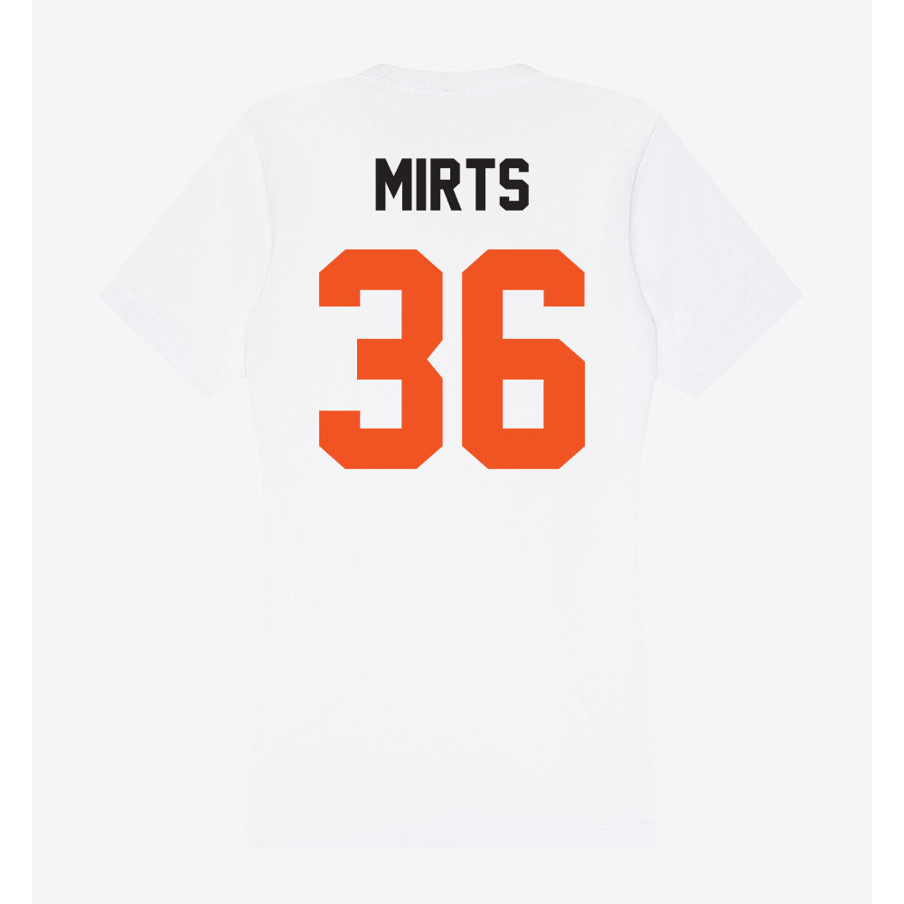 Oklahoma State - NCAA Equestrian : Caroline Mirts - Women's V-Neck T-Shirt-1