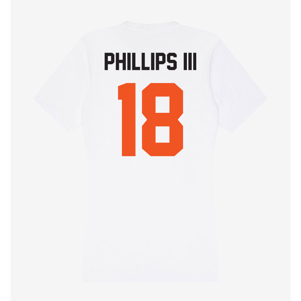 Oklahoma State - NCAA Football : Mose Phillips III - Women's V-Neck T-Shirt-1