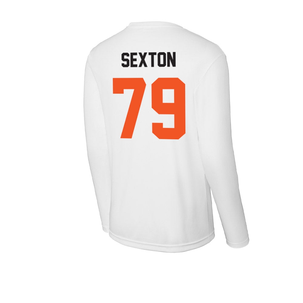 Oklahoma State - NCAA Football : Jacob Sexton - Classic Shersey Activewear Long Sleeve T-Shirt-1
