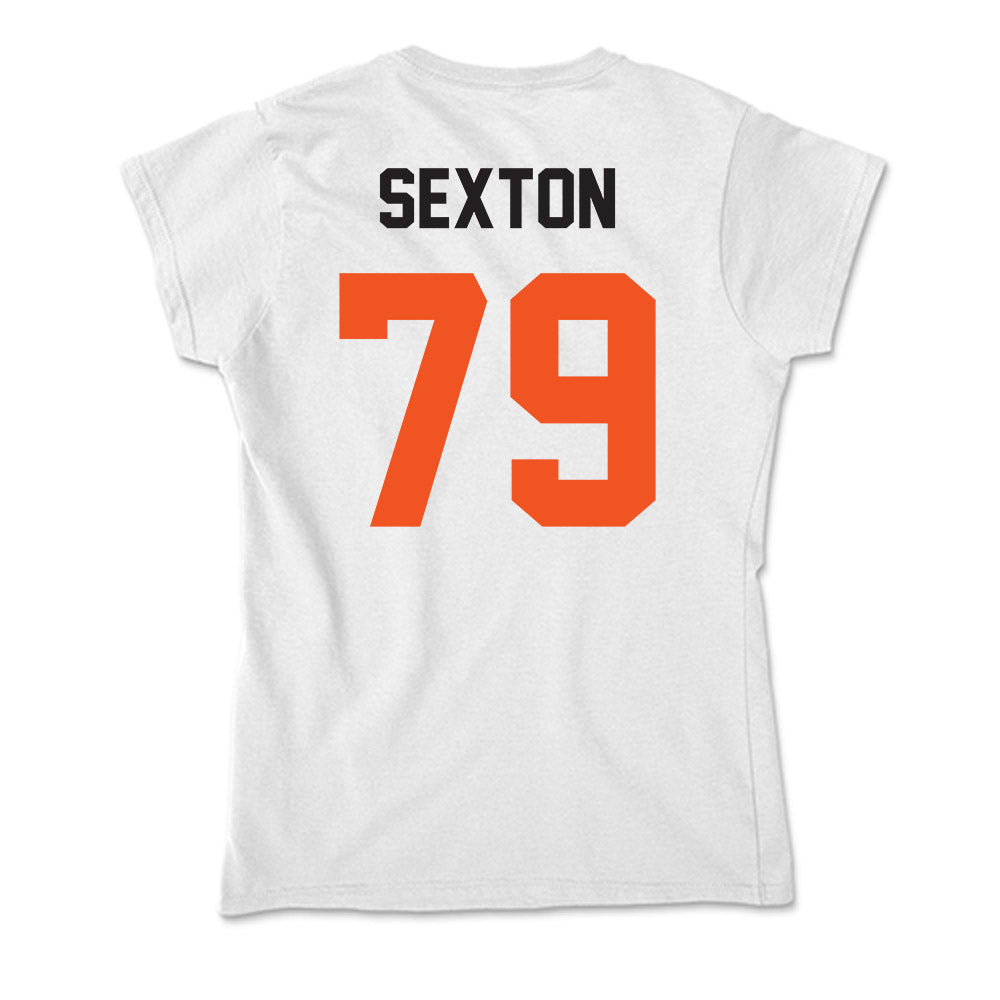 Oklahoma State - NCAA Football : Jacob Sexton - Classic Shersey Soft Style Women’s T-Shirt-1