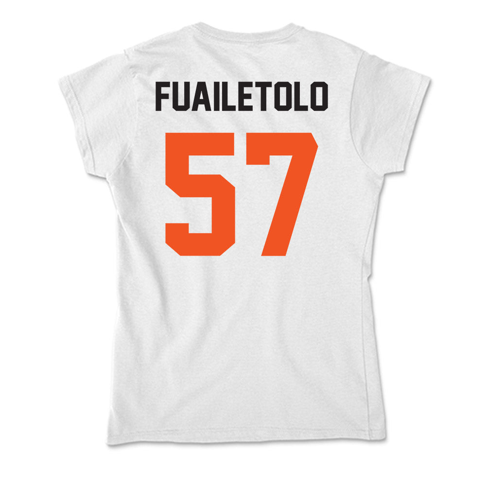 Oklahoma State - NCAA Football : Simona Fuailetolo - Soft Style Women’s T-Shirt-1