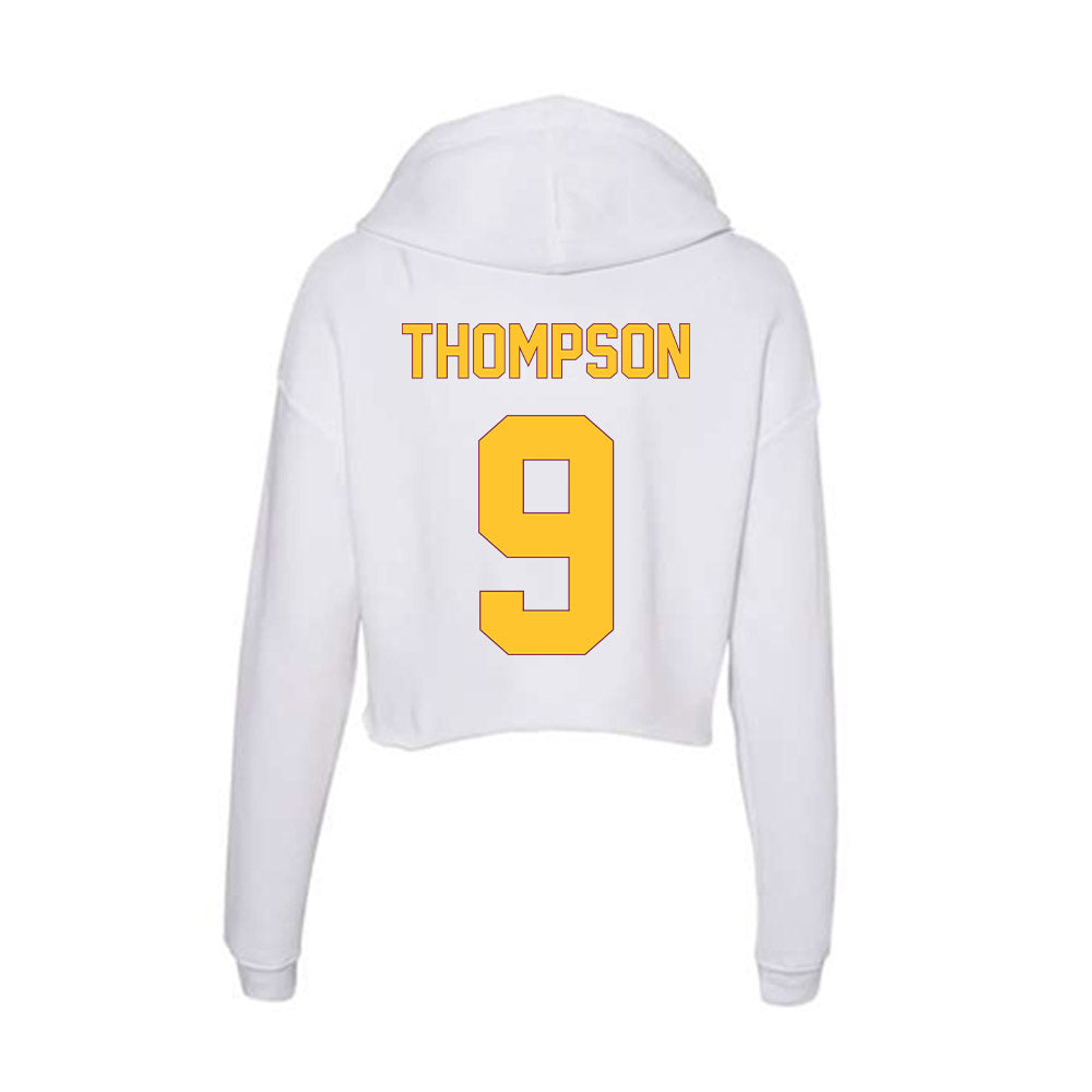 Arizona State - NCAA Football : Jalen Thompson - Classic Shersey Women's Crop Fleece Hoodie-1