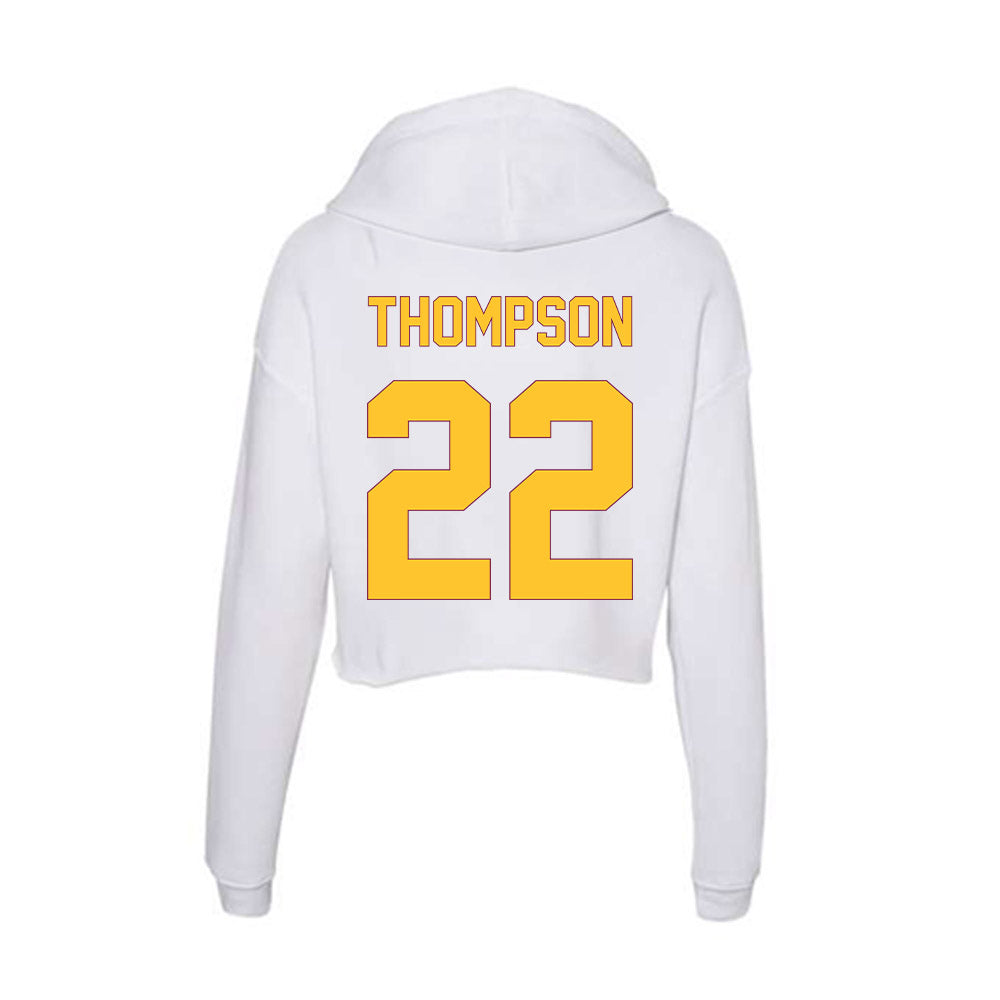 Arizona State - NCAA Women's Basketball : Journey Thompson - Classic Shersey Women's Crop Fleece Hoodie-1