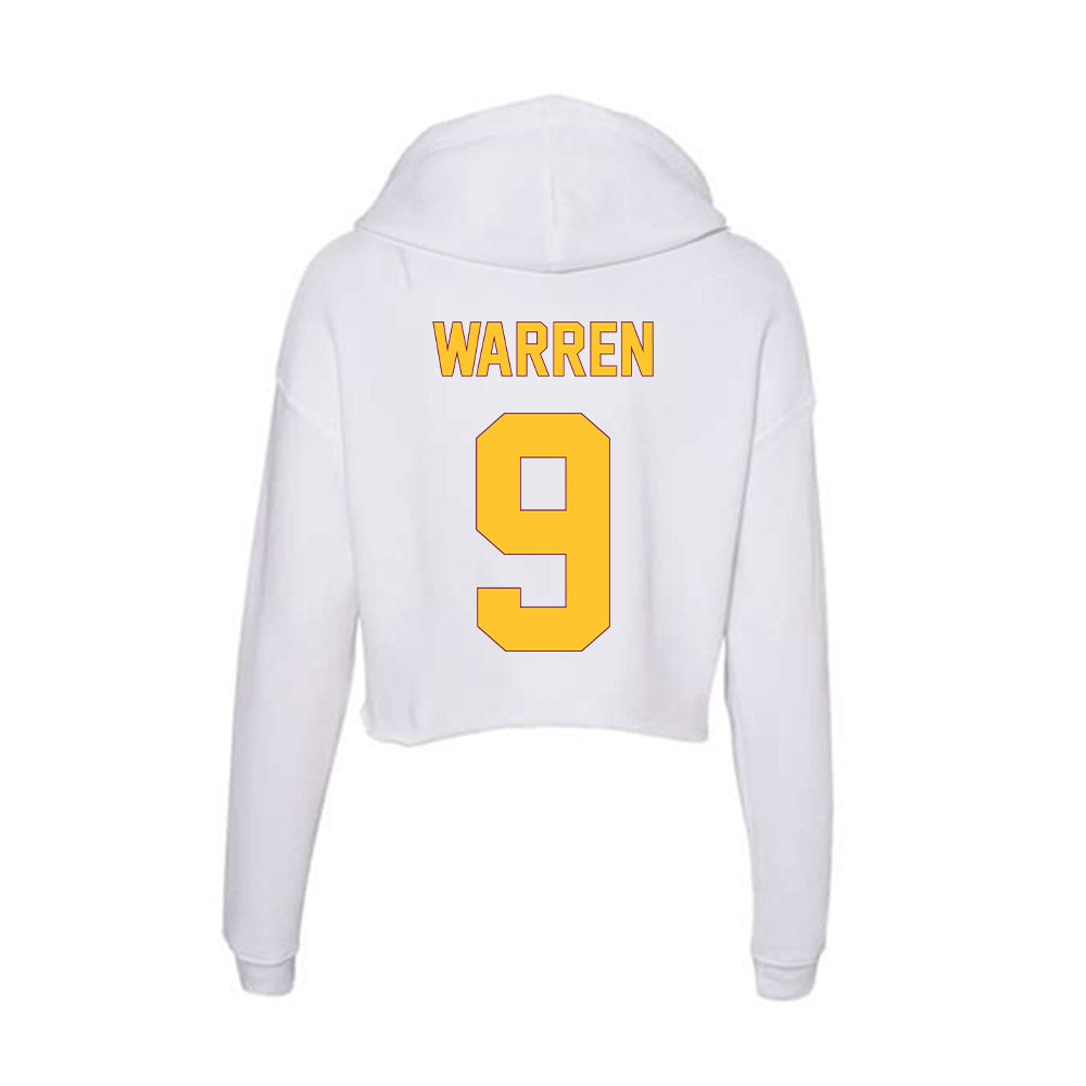 Arizona State - NCAA Football : Montana Warren - Classic Shersey Women's Crop Fleece Hoodie-1