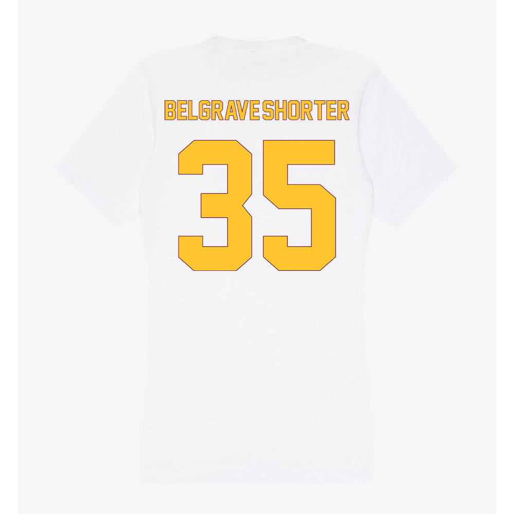 Arizona State - NCAA Football : Antoine Belgrave-Shorter - Classic Shersey Women's V-Neck T-Shirt-1