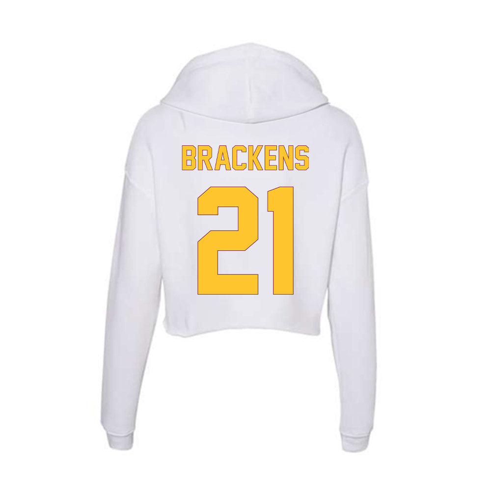 Arizona State - NCAA Women's Basketball : McKinna Brackens - Classic Shersey Women's Crop Fleece Hoodie-1