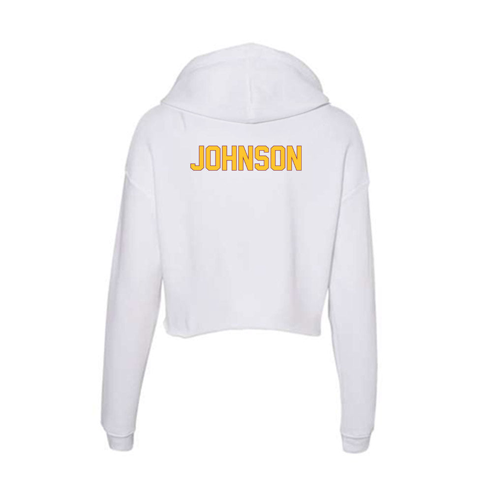 Arizona State - NCAA Football : Jeremiah Johnson - Classic Shersey Women's Crop Fleece Hooded Sweatshirt-1
